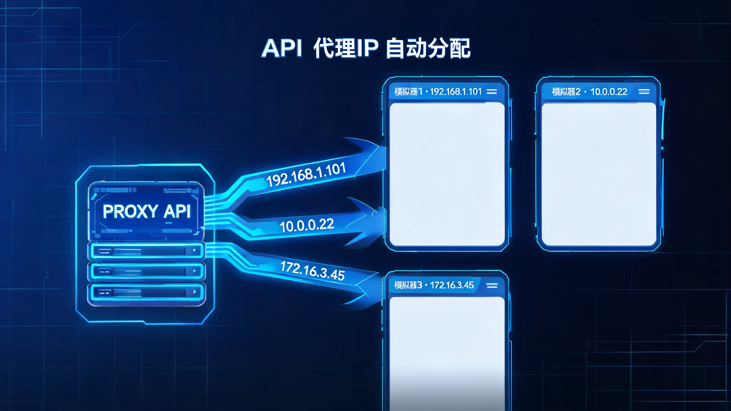 游戏API代理IP自动给模拟器分配不同IP？